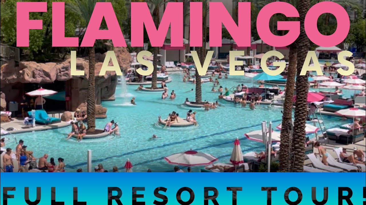 Flamingo 🦩 Hotel Las Vegas FULL Resort tour! Rooms, Pool where to dine monorail