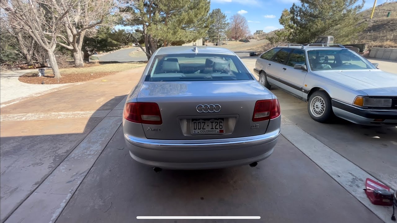 Audi A8L D3 Rear Bumper Removal and Repair