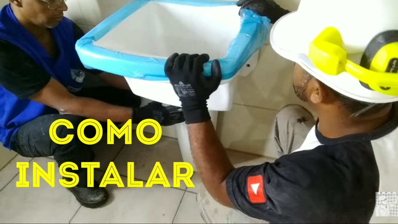 COMO INSTALAR TANQUE DE LOUÇA passo a passo