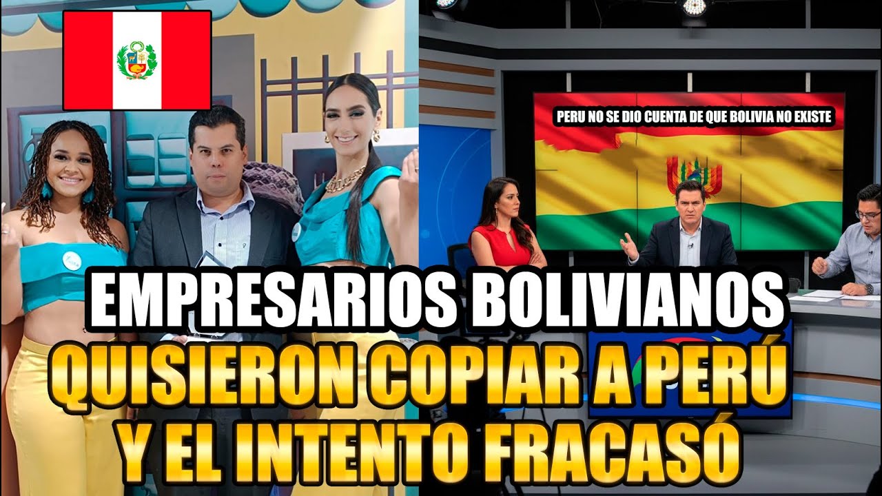 BOLIVIANOS INTENTARON COPIAR A PERÚ Y EL PLAN TERMINÓ EN UN ROTUNDO FRACASO