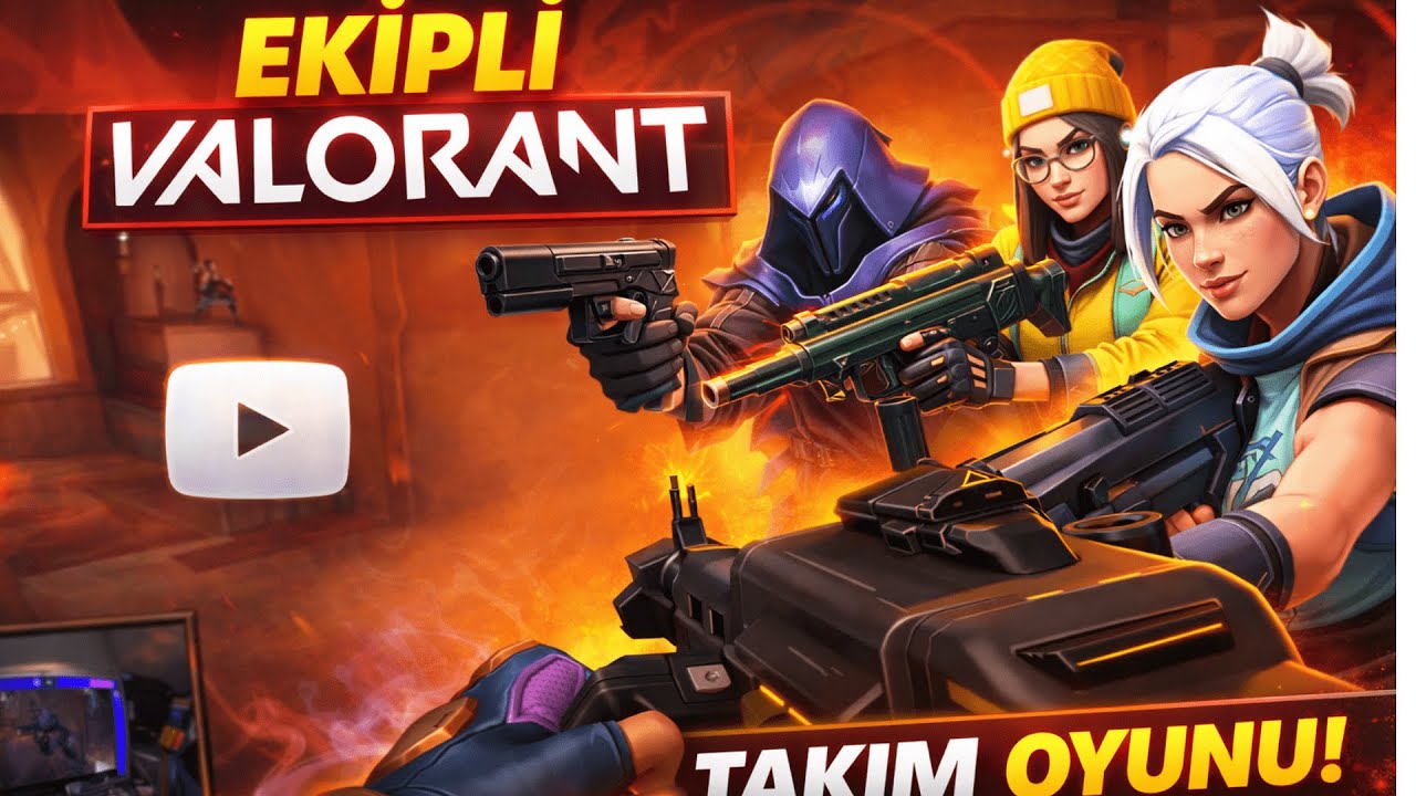 EKİPLE VALORANT OYNUYORUZ | İNANILMAZ ROUNDLAR 😱