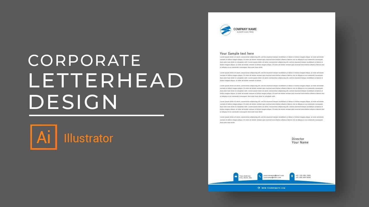 How to Make a Letterhead Design in Adobe Illustrator