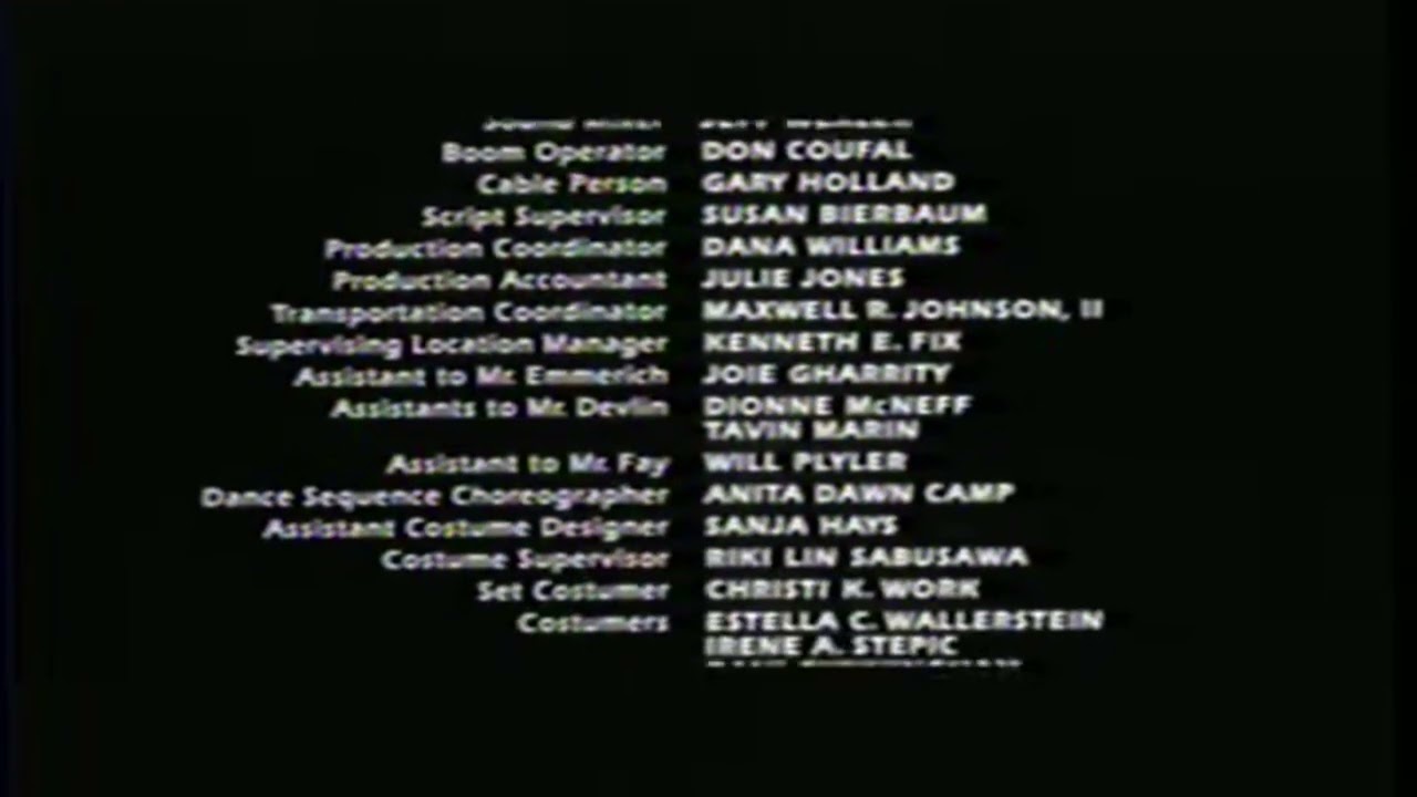 Independence Day (1996) End Credits