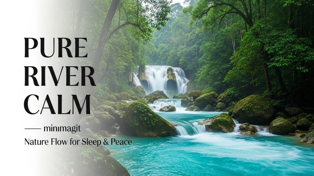 Natural Forest Ambience with Gentle Water Flow for Sleep Meditation Focus Inner Peace and Relaxation