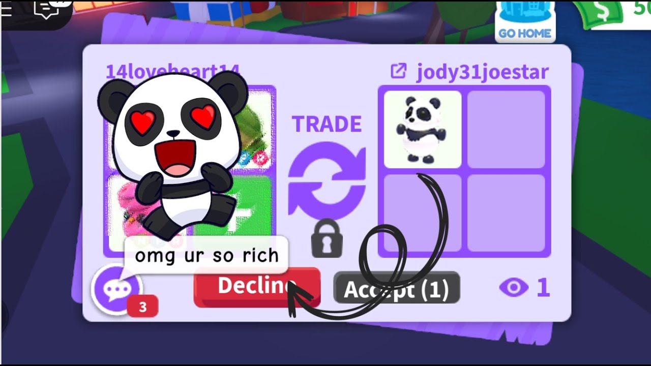 HEHE😁 I OFFERED MY BEST PETS FOR *NEW* GIANT PANDA 😍🐼 WHAT I GOT FOR CRYSTAL EGG 😎 Adopt Me - Roblox