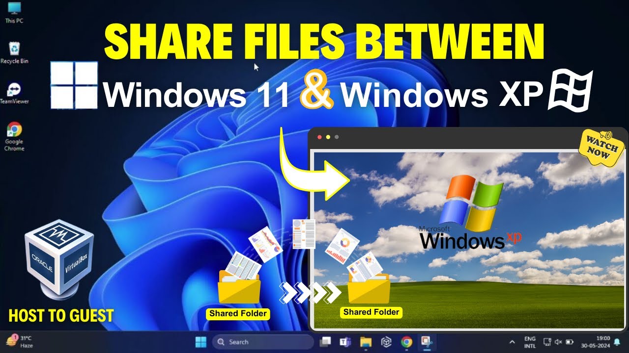 How to Seamlessly Share Files Between Host (Windows 11) and Guest (Windows XP) in VirtualBox