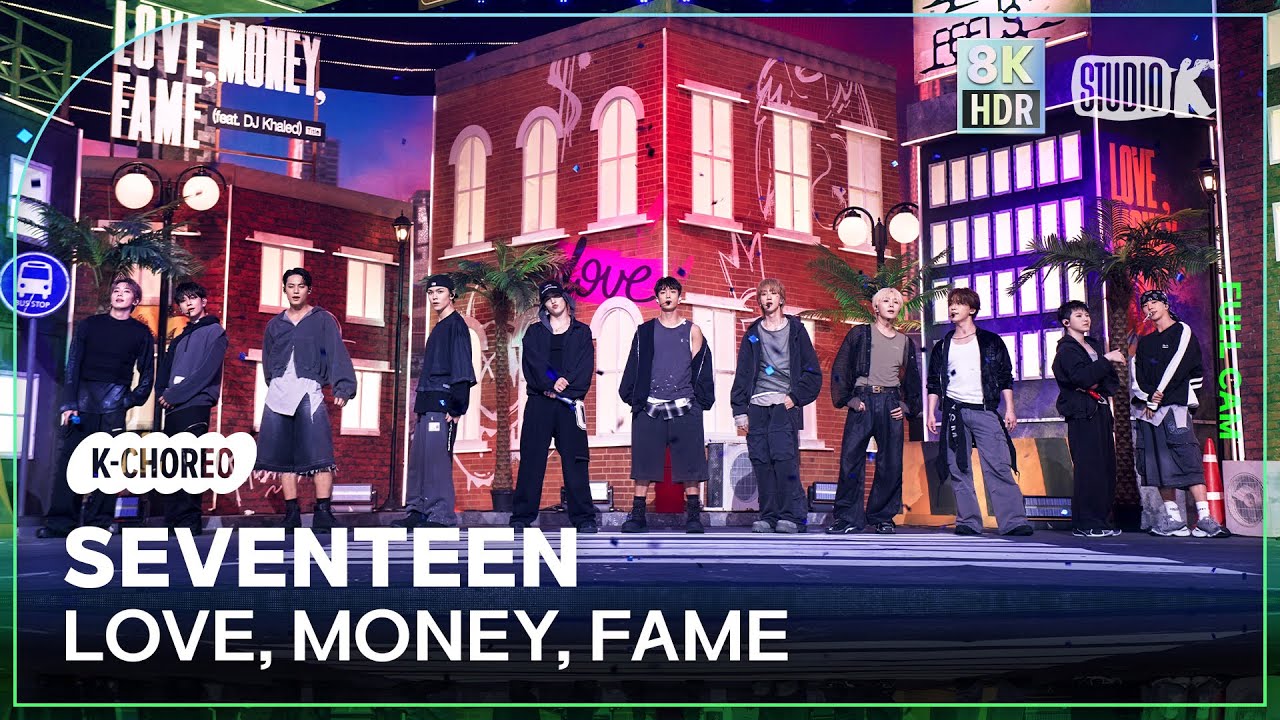 [K-Choreo 8K HDR] 세븐틴 직캠 'LOVE, MONEY, FAME' (SEVENTEEN Choreography) 🎧공간음향.Ver @MusicBank 241018