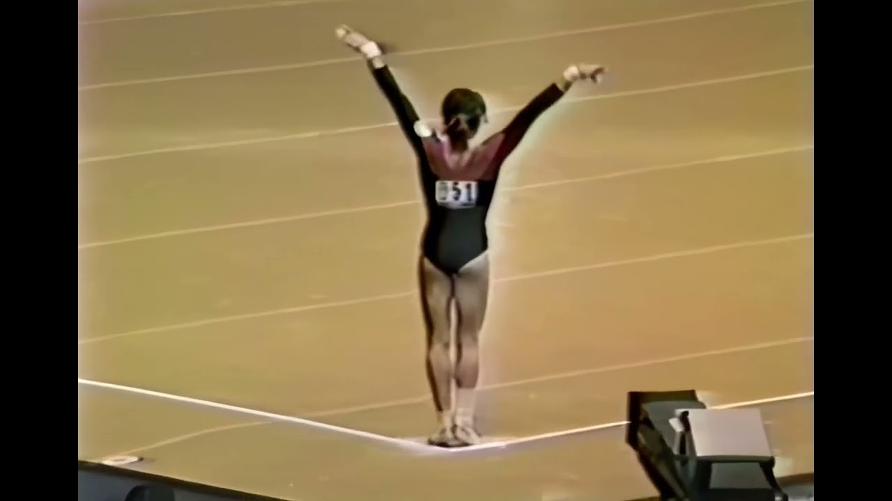 [HDp60] Diana Dudeva (BUL) Floor All Around 1987 World Championships