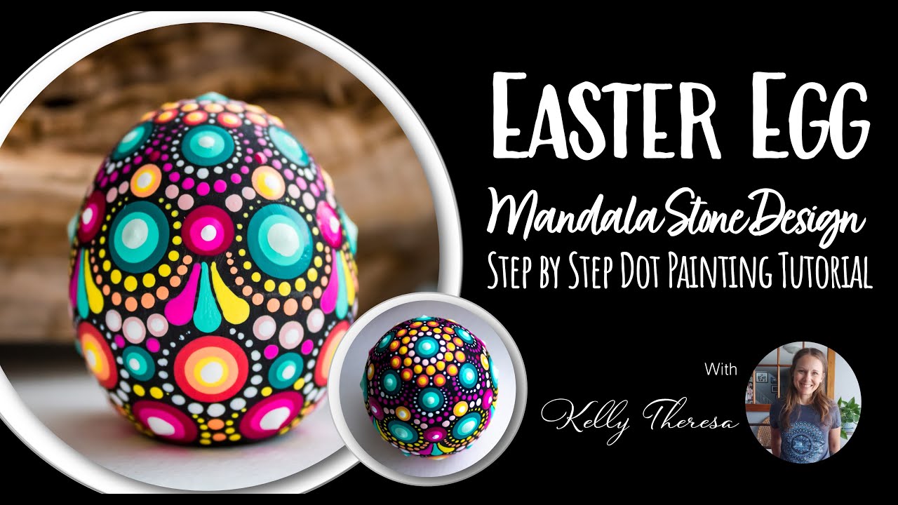 Dot Mandala Easter Egg Tutorial