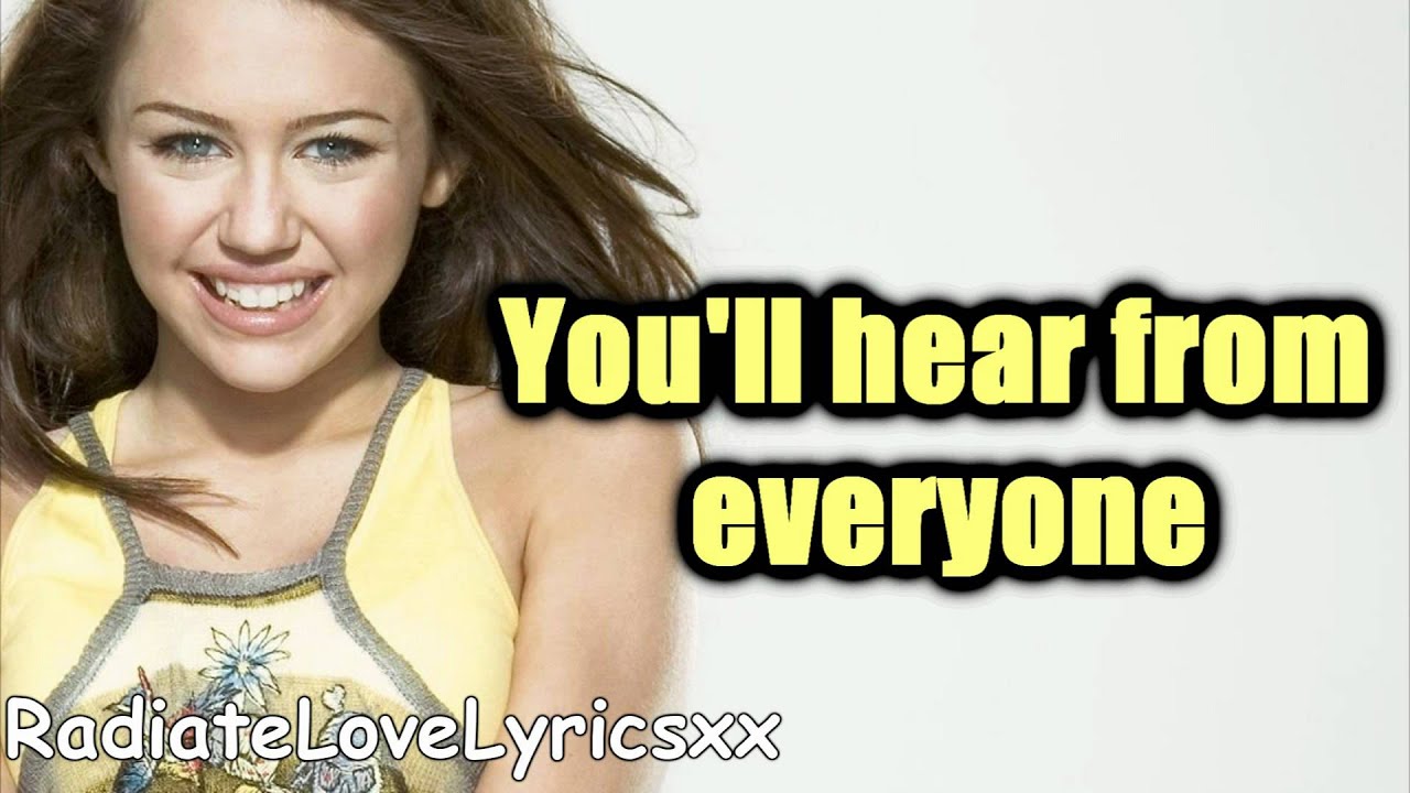 Miley Cyrus: G.N.O [Girls Night Out] Lyrics