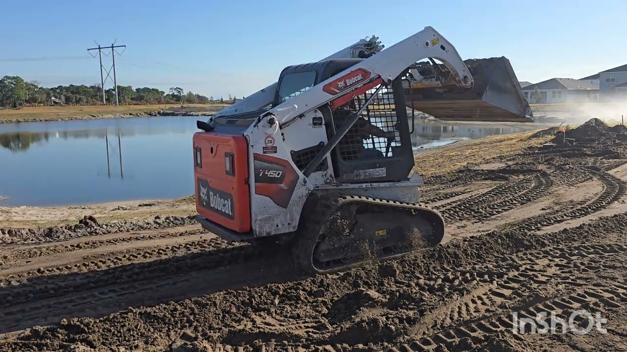 Can we grade this lake bank right?