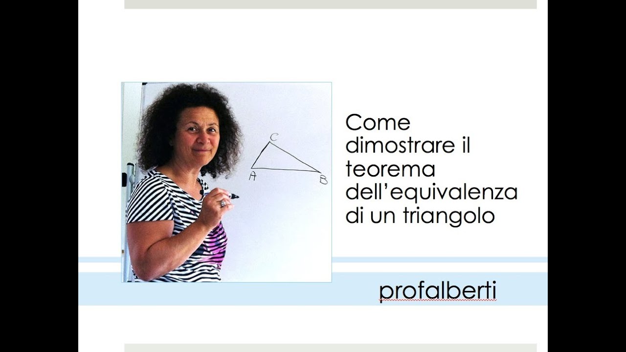 Triangolo equivalente a metà parallelogrammo