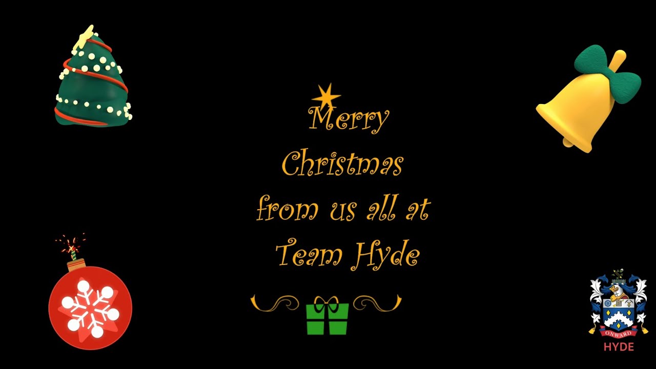 Merry Christmas from Team Hyde 2022