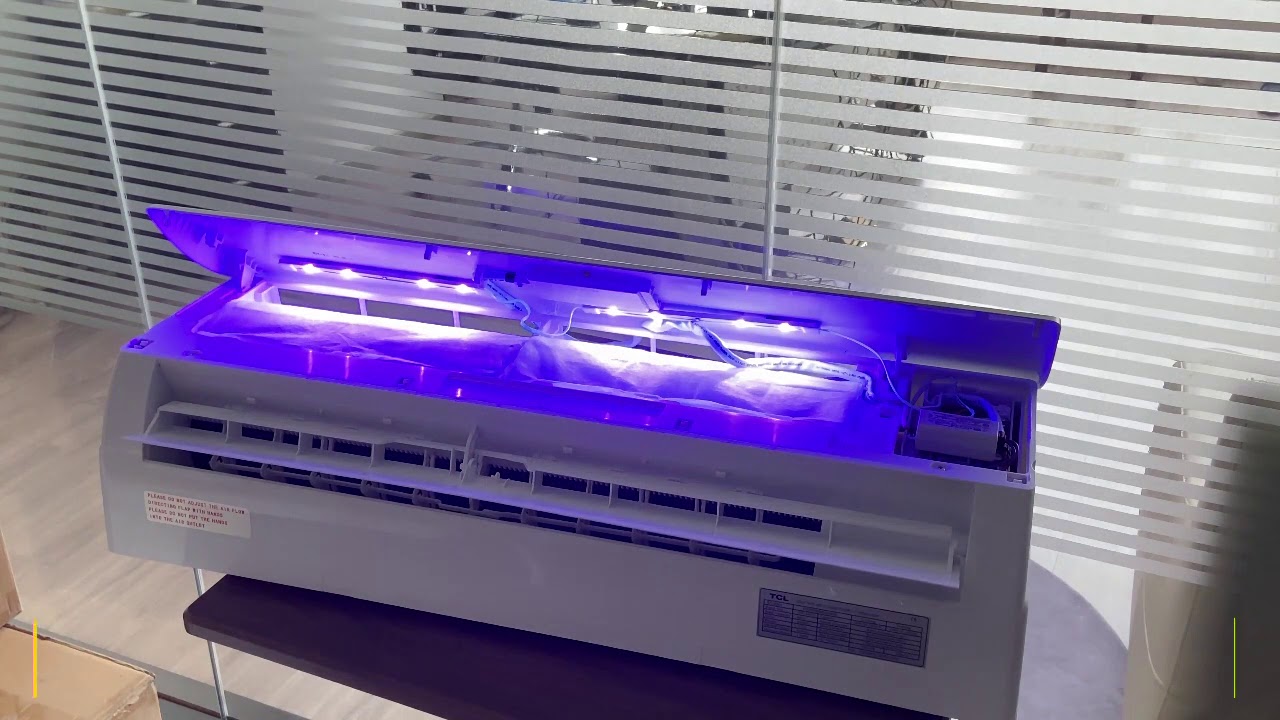 Product demonstration video of UV air sterilizing LED for mini split