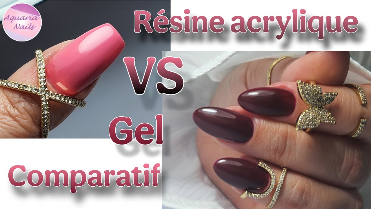Pose d'ongle : Gel ou résine acrylique ? Comparatif rapide et informatif 💅​