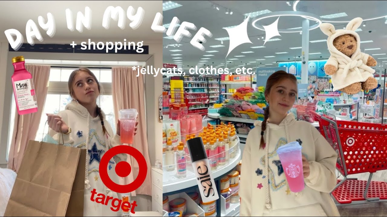 DAY IN MY LIFE + shopping💕 *jellycats, clothes, etc!* 