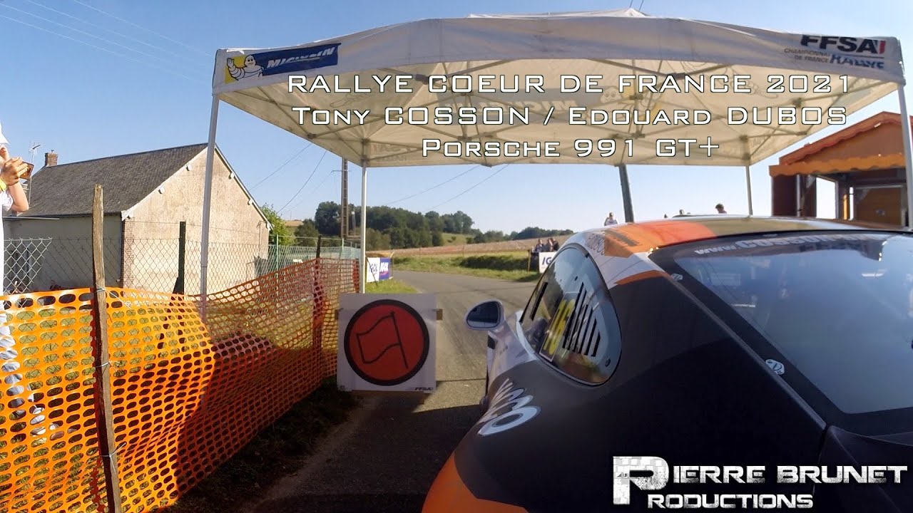 #onboard aileron Tony Cosson Rallye Coeur de France 2021 - Porsche 991 GT+