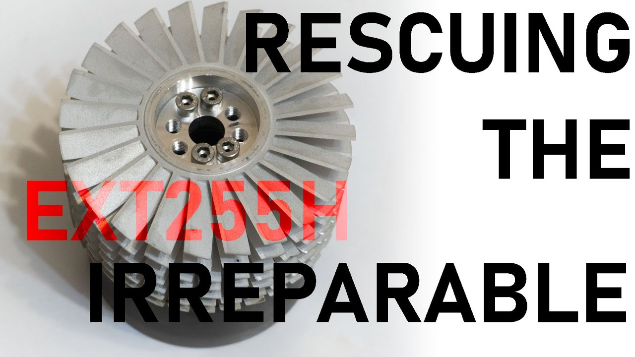 Rescuing the irreparable - Edwards EXT255 turbomolecular pump repair