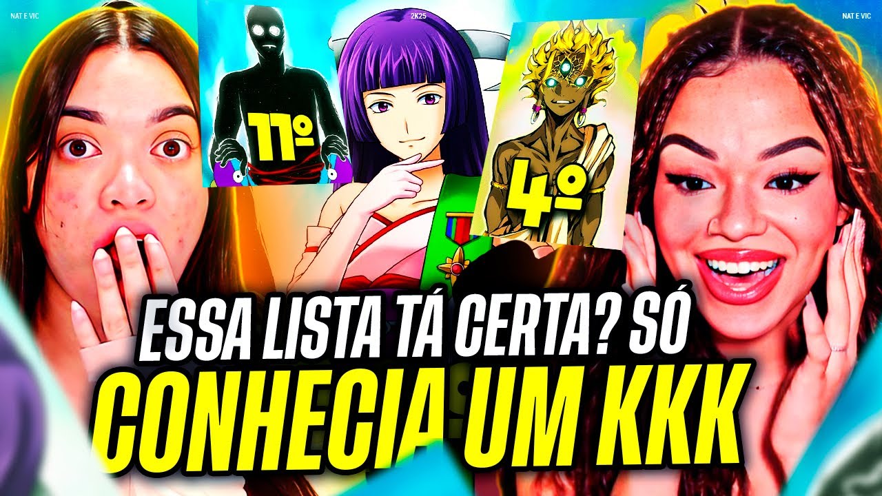 Os Personagens MAIS PODEROSOS dos ANIMES! (2024) | Vick e Nat [REACT]
