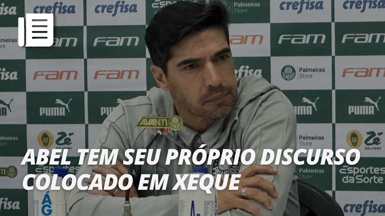Em coletiva, Abel critica cultura de demissões, mas é rebatido por 