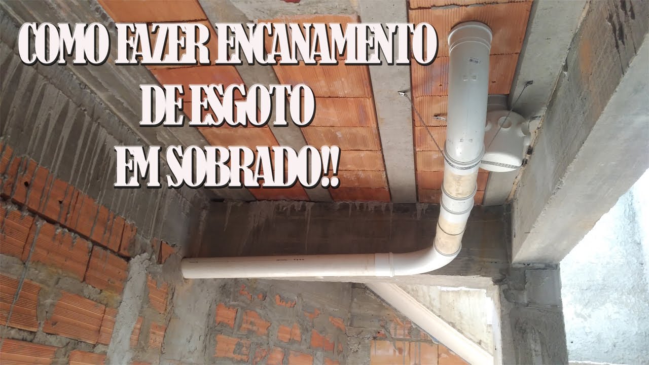 Esgoto por baixo da laje, como fazer? (Dicas de fixação e corte de tubos)