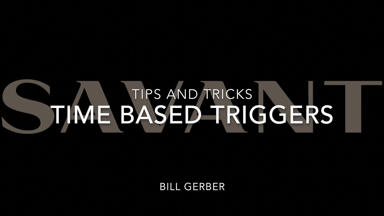 Time range based Trigger Examples