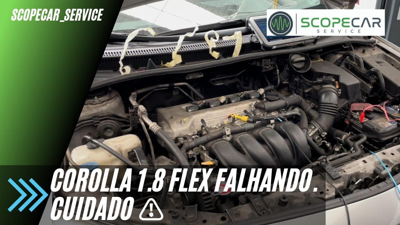 Toyota Corolla 1.8 16V Flex falhando , defeito simples mas pode enrolar.