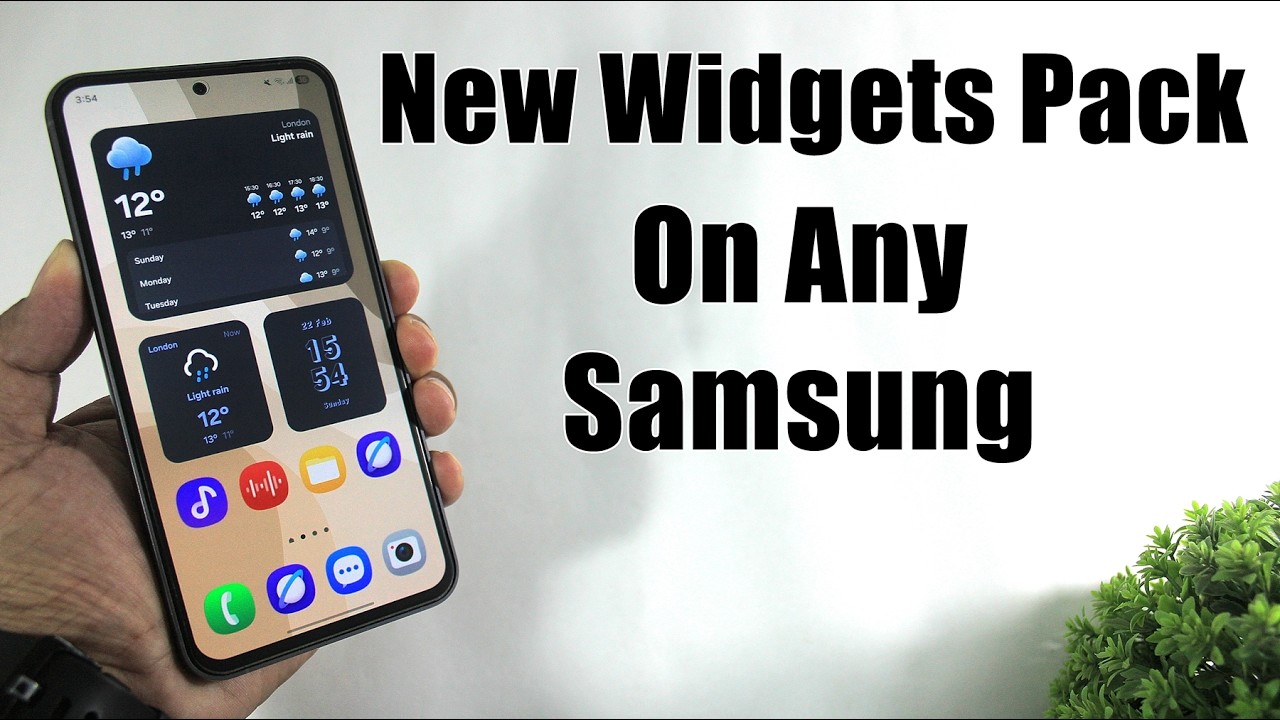 Install New Material Widgets On Any Samsung One UI 8 | Enable New Home Widgets On Your Samsung