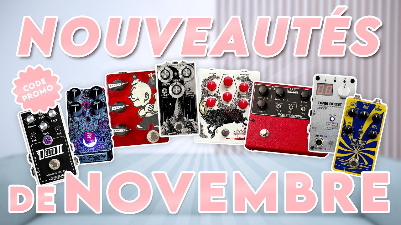 GAS DU MOIS | Gommettes, Delay sensible à l'attaque, Boost MIDI, Fuzz doom...