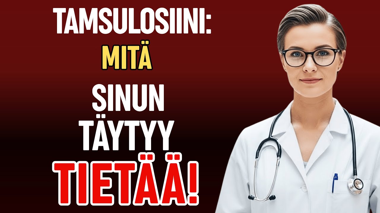 Tamsulosiini: Mitä se on ja mihin sitä käytetään? | Urologin mielipide