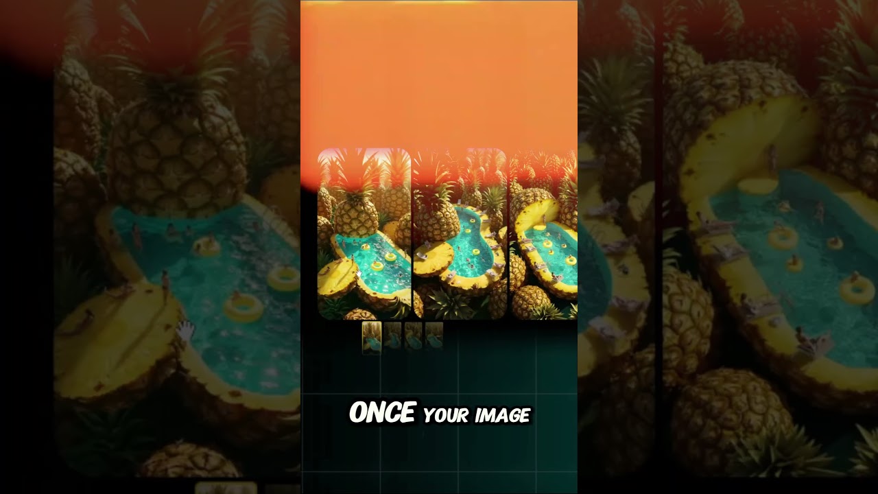How I make thousands $$ with this Ai Generated  Fruit swimming  pool niches. 🍍🍉