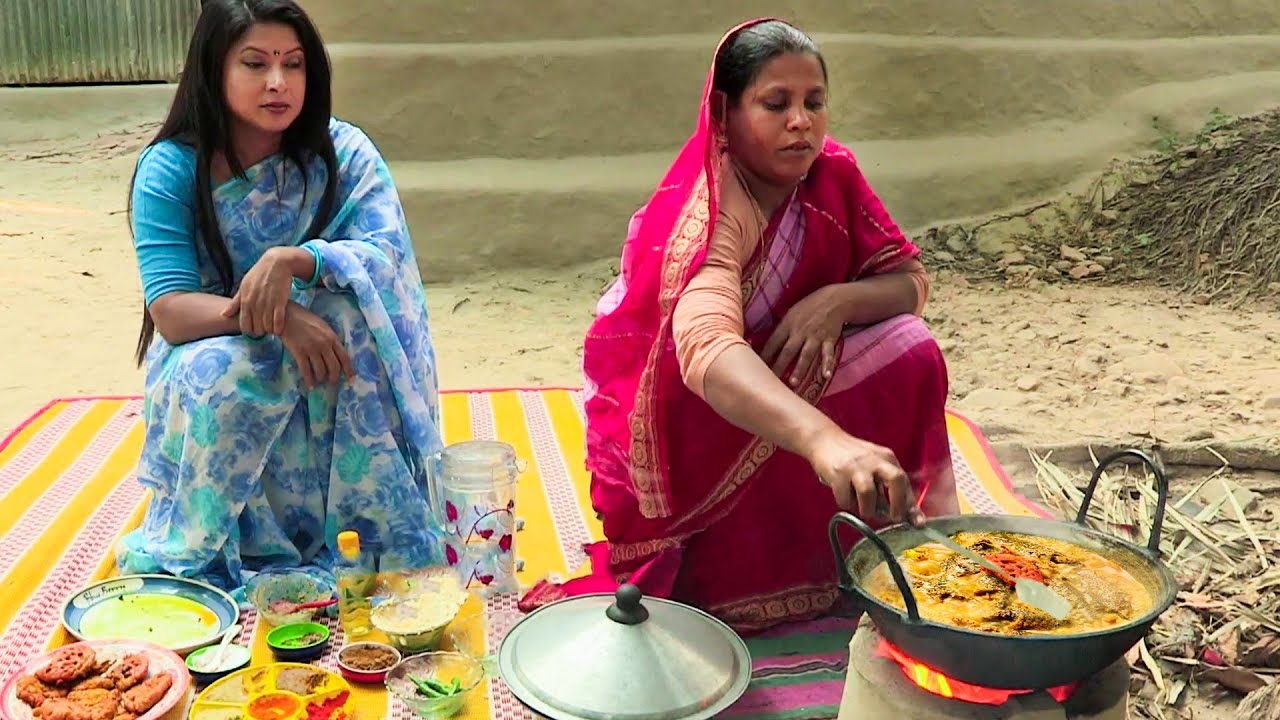 কুমড়ো ফুল, সরিষা ও ফুলকপি দিয়ে মাছের তরকারি || Panorama Cooking