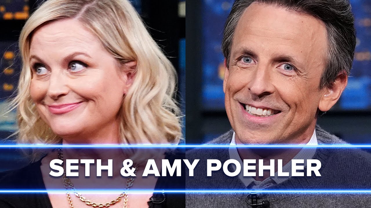 Amy Poehler Reacts to Seth's Celebrity Impressions, Predicts Gen Z will Mate with Robots