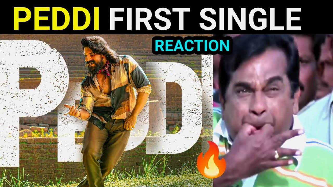 CHIKKIRI CHIKKIRI SONG REACTION 🥰🔥|| PEDDI MOVIE FIRST SINGLE || RAM CHARAN || JHANVI || ARR