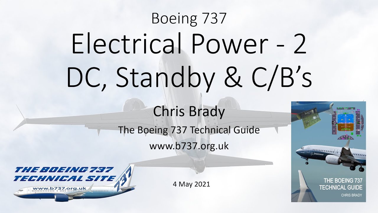 737 Electrics Part 2 - DC Power