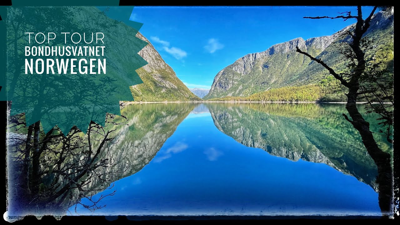 TOP Norwegen Tour - Bondhusvatnet mit Wasserfall und Gletscherblick