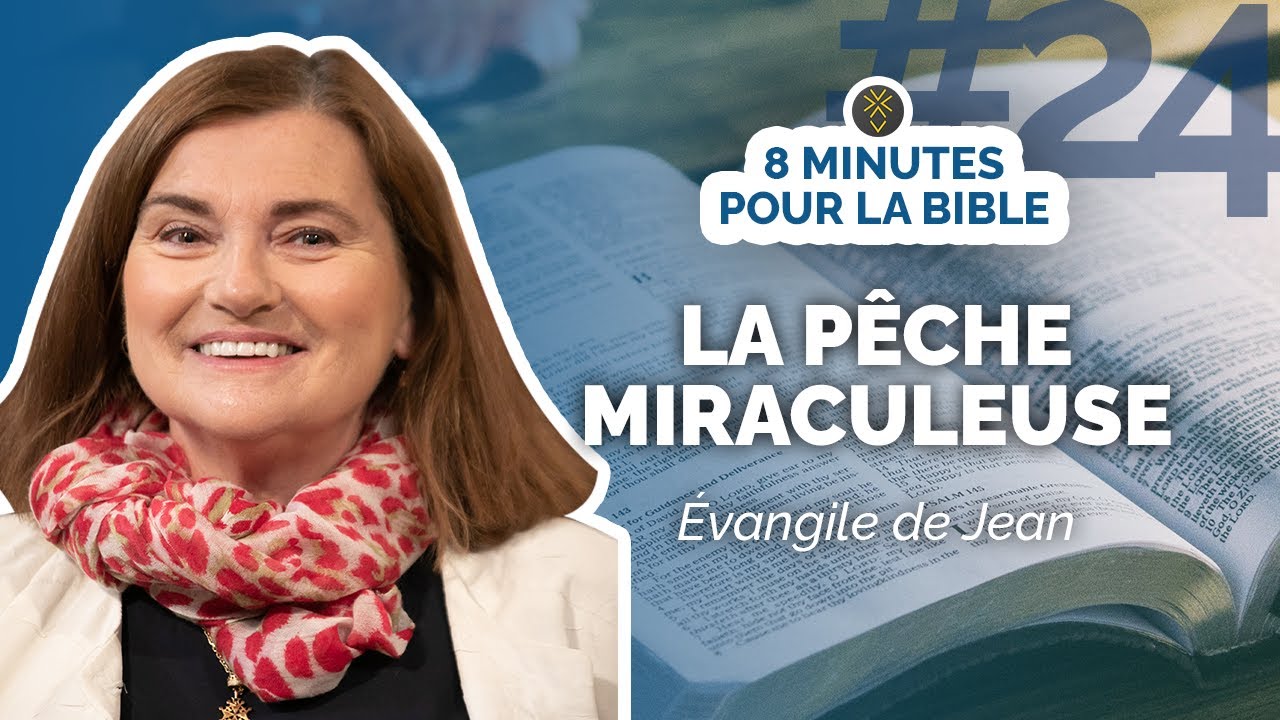 L'EVANGILE DE JEAN #24, chap.21, La pêche miraculeuse | 8 minutes pour la Bible | F. Blondon