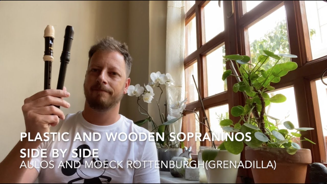 Sopranino recorder upgrade: Aulos 507B-E and Moeck Rottenburgh in grenadilla 4107 side by side