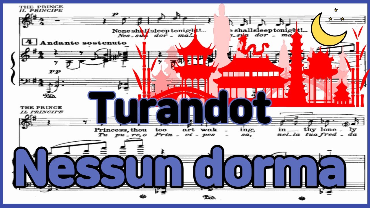 Nessun dorma - [Turandot] 'G.Puccini' Piano Accompaniment 아무도 잠들지 말라 피아노 반주