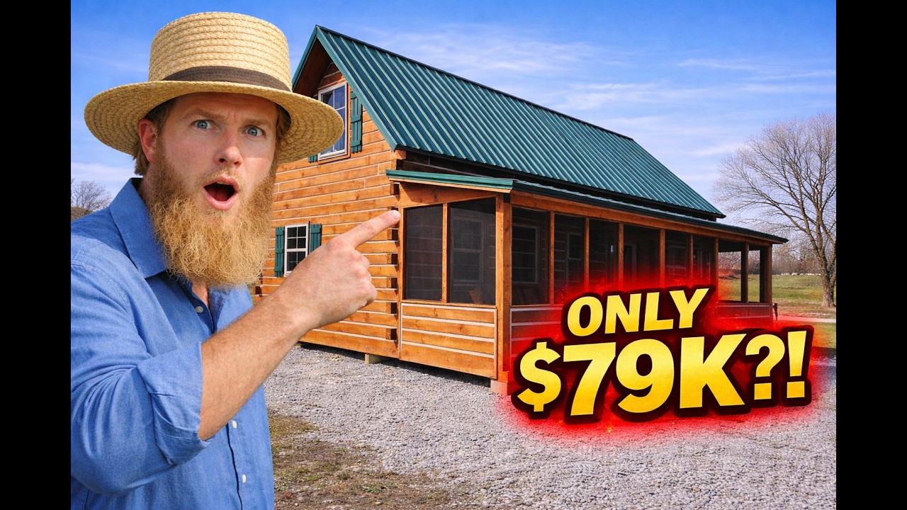 TINY HOMES, TINY HOUSES, CABINS, SMALL HOMES, AFFORDABLE HOUSING, AMISH MADE, AMISH BUILT, LOG CABIN
