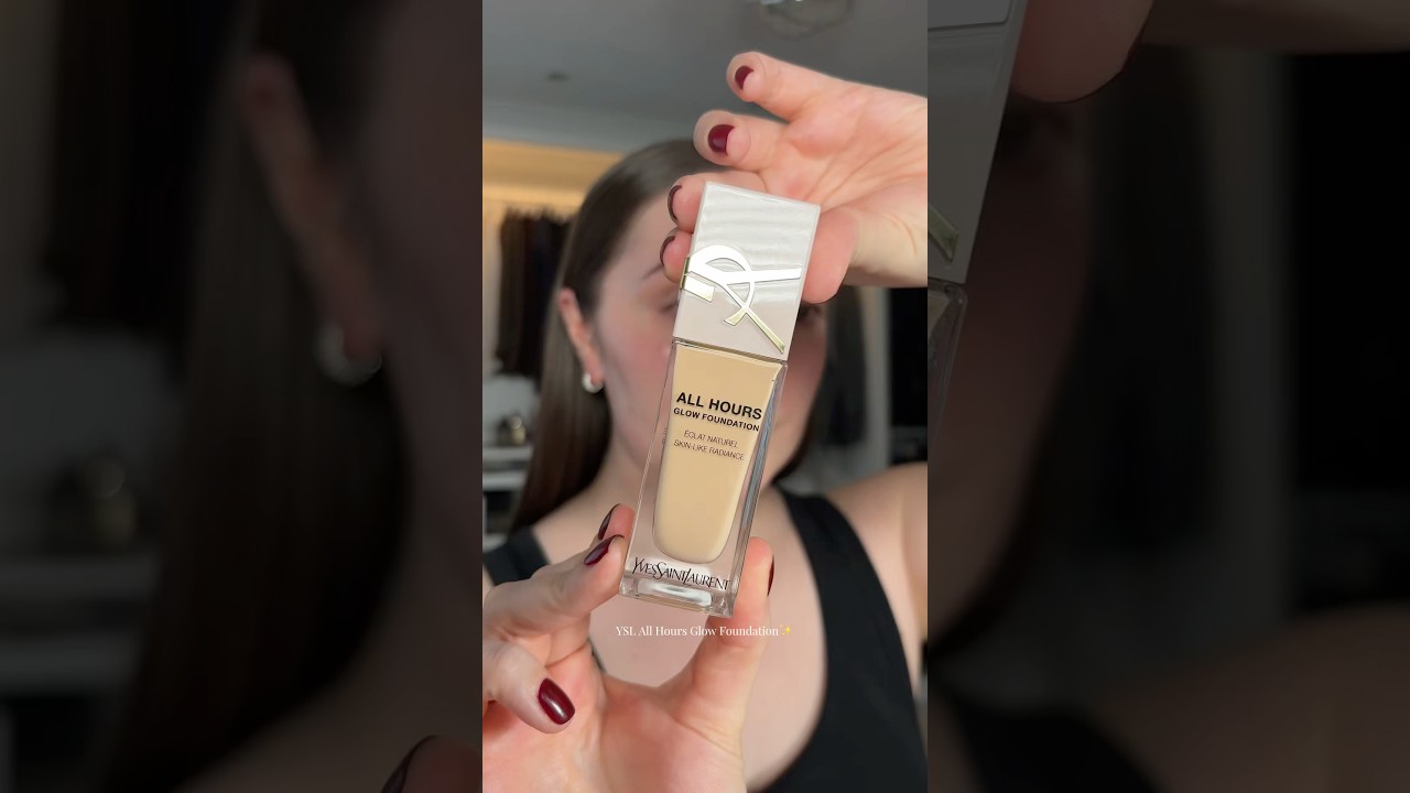 I tested the YSL All Hours Glow Foundation on pale skin 🤍 