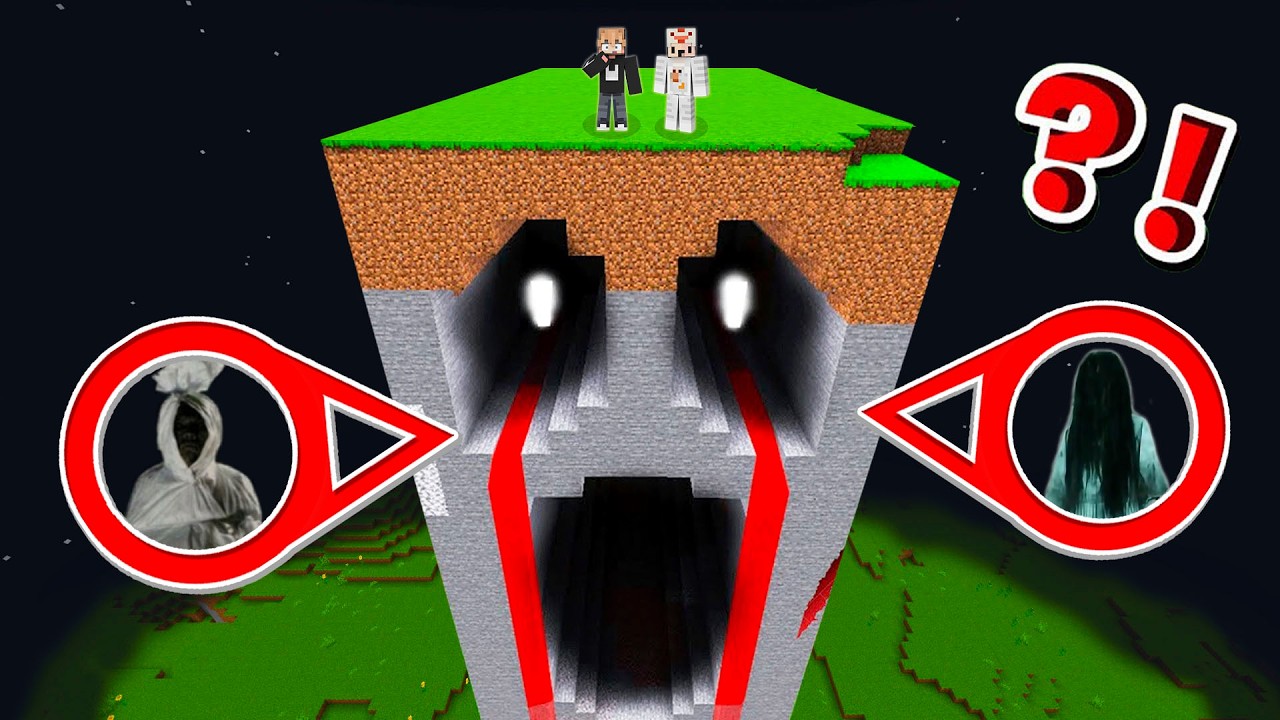 KITA MENEMUKAN TEBING BERWAJAH MENYERAMKAN DI MINECRAFT!!