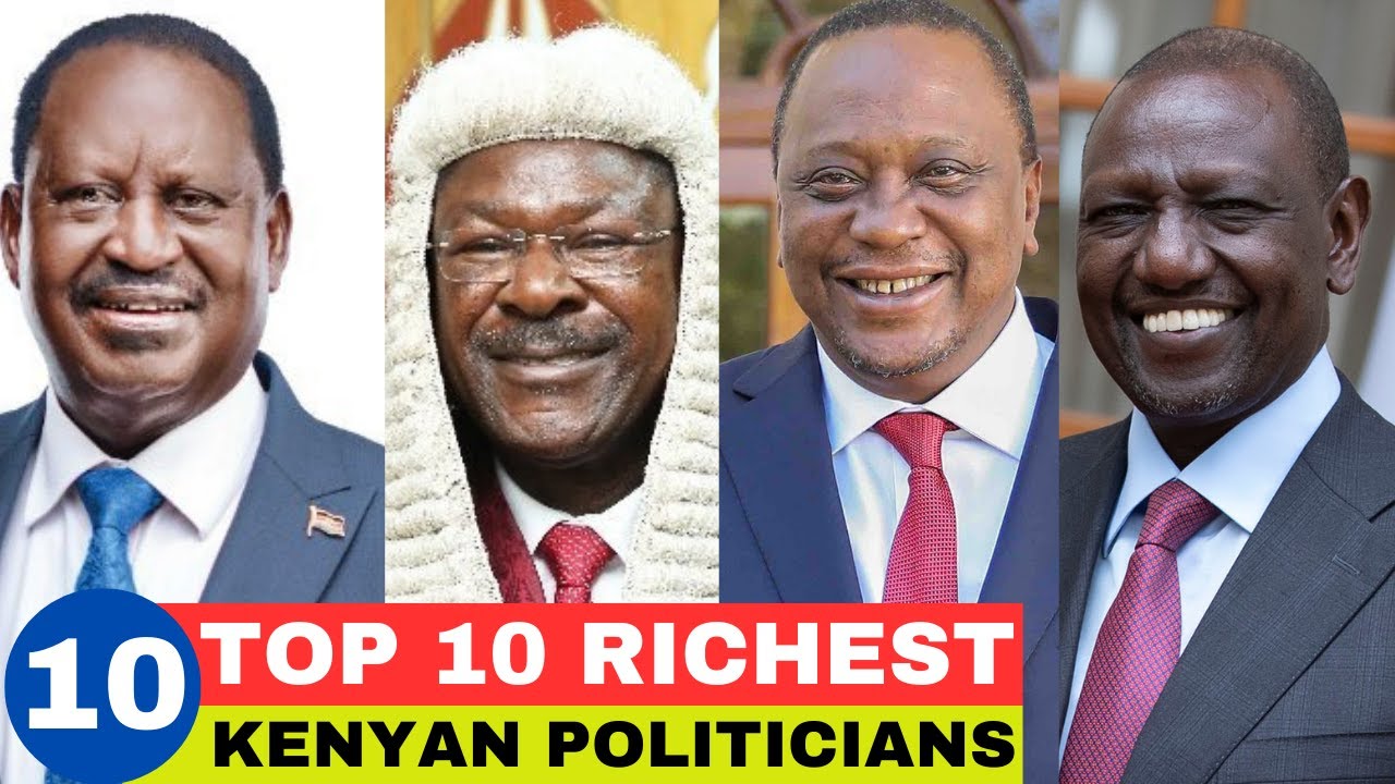 Top 10 Richest Politicians in Kenya