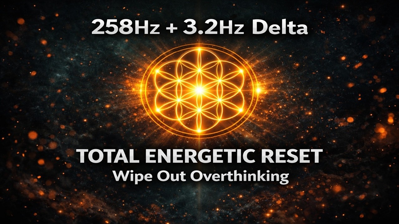 258 Hz + 3.2 Hz Delta ❯ 2026 Urgency WIPE OUT OVERTHINKING • Reset Your Nervous System