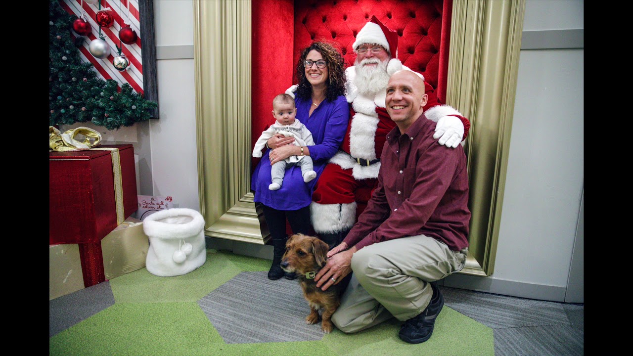 Santa meets dogs at Pa. mall pet-friendly portrait day