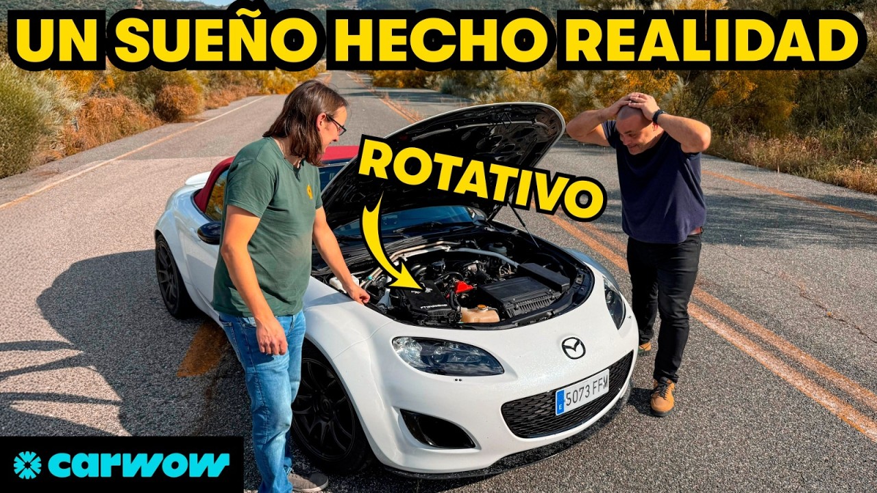 ESTE GENIO HA METIDO UN MOTOR ROTATIVO EN UN MAZDA MX-5; BIENVENIDOS AL MAZDA MX-R