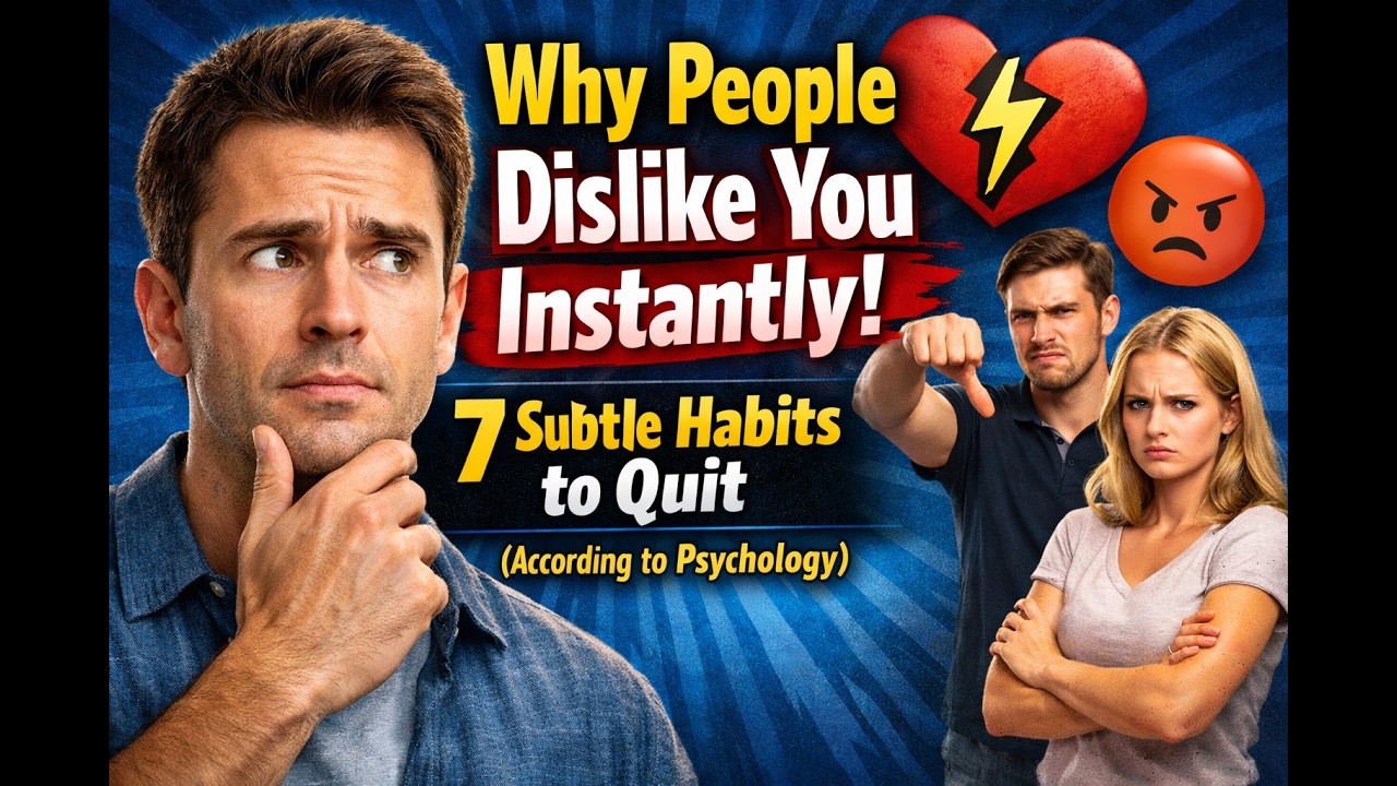 Why People Dislike You Instantly: 7 Subtle Habits to Quit (According to Psychology)