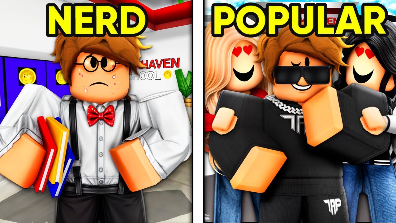 NERD vs POPULAR.. (Brookhaven RP)