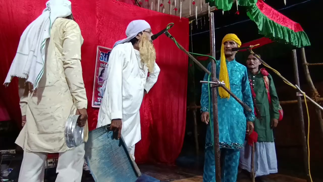 बिदेसिया नौटंकी नाच | फूलपुर आजमगढ़ #मुजावर सीन भाग 1 nautanki video
