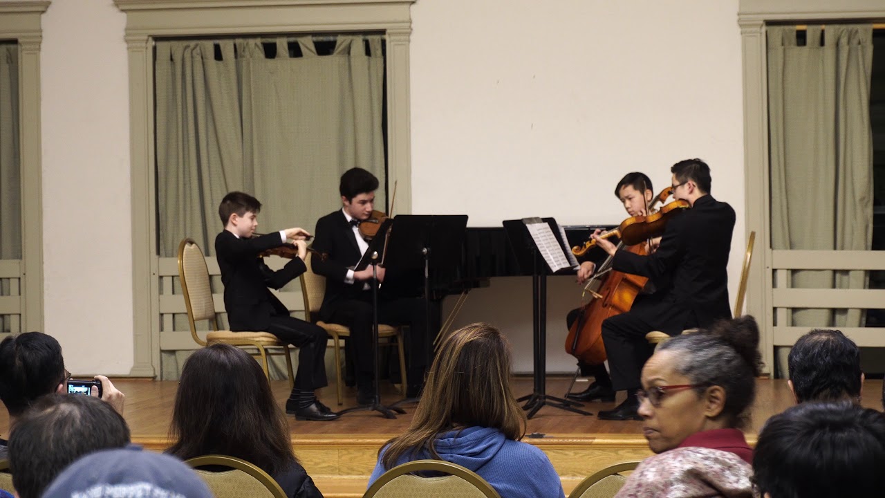 2019-12-15 CYSO Chamberpalooza, Stringendo Quartet: Beethoven